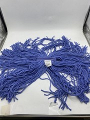 BOARDWALK 2024B MOP HEAD, STANDARD HEAD, COTTON/SYNTHETIC FIBER, CUT-END – BLUE