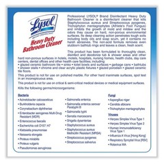 Professional LYSOL Brand 94201CT 1 gal. Bathroom Cleaner Concentrate (4/CT) New