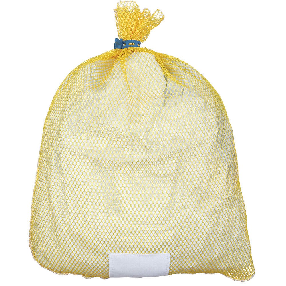 GRAINGER APPROVED MI245567 Laundry Bag,24 in W,Yellow 38VA10