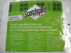 3M Scotchgard Stone Floor Protector PLUS CASE/2 bags 7100156060 NEW
