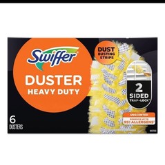 Swiffer 21620CT Dust Lock Fiber Heavy Duty Dusters Refill – Yellow (24/CT) New