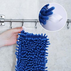 O-Cedar Dual Action Flip Mop Refills (6 Pack), SealUncle 18″ x 5.5″, Blue