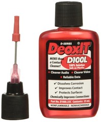 DeoxIT D100L-25C Precision Needle Applicator Contact Cleaner 25mL 1PC Pack