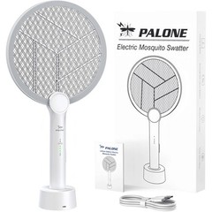 1PACK Electric Fly Swatter Foldable with USB Rechargeable for Indoor Outdoor