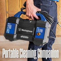 Westinghouse ePX3100v Electric Pressure Washer, 2100 Max PSI 1.76 Max GPM, Bu…