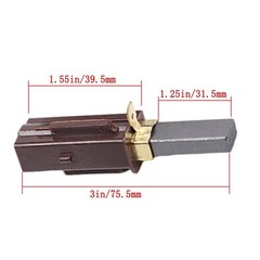 4 Pack Vacuum Motor Carbon Brush Replacement for Ametek Lamb