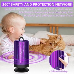 Mosquito Killer Lamp – Indoor Bedroom & Outdoor Backyard, Fruit Fly Trap