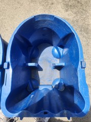 Rubbermaid WaveBrake 26 Qt Mop Buckets Commercial (2) SET OF 2 Heavy Duty Blue