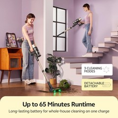 Ultenic Cordless Vacuum Cleaner 600W 60Kpa 65Mins Vacuum Cleaners For Home
