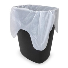 Plasticplace 13 Gallon Trash Bags 0.7 Mil │ 1 Count (Pack of 180), White