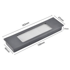 Replacement Parts for Yeedi K781+, Vac Station, Max, 1+4+8 Pack, Black