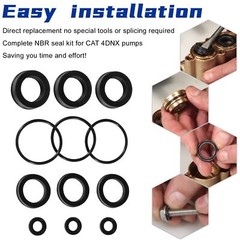 76975 Rubber Seal Kit for CAT Pump 4DNX Pumps 4DNX25GSI 4DNX27GSI (12pcs)