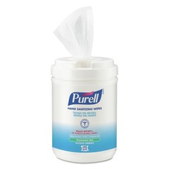 PURELL 903106 6″ x 7″ Hand Sanitizing Wipes Alcohol Formula – WHT, (6/CT) New