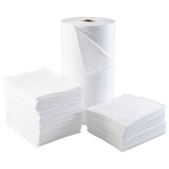 15×17 Oil Absorbent Pads Heavy Duty 100ct Oil Only Spill Pads