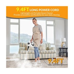 Handheld Pressurized Steam Cleaner with 12 pcs Accessories, Steamer… Fast Ship