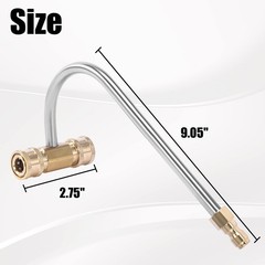 FIXFANS Pressure Washer 4 inches (W) x 9 (L) x 5 (H), Red,White