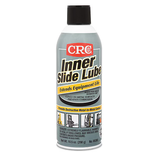 Crc Slide Lubricant, 10.5 oz, Aerosol Can, Organic Solvent, Black 05305 Crc