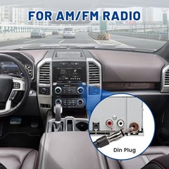 Anina 16 Inch AM/FM Universal Top/Side Mount Antenna for Vehicle Truck Boat ATV