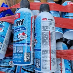 (12 PCS) CRC ICE-OFF Windshield Spray De-Icer 12OZ CANS 05346 NEW $39