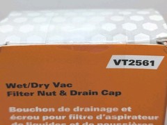 NEW Ridgid VT2561 Wet Dry Vacuum Filter Nut and Drain Cap