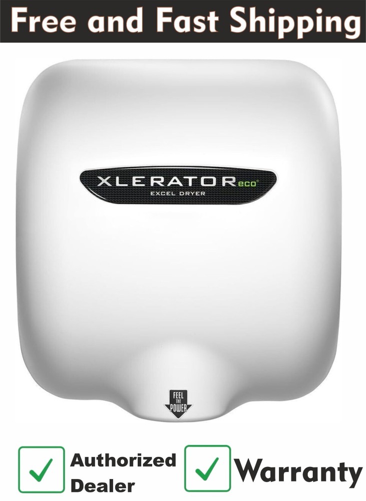 Excel Dryer XLERATOReco XL-BW-ECO 1.1N High Speed Commercial Hand Dryer, White
