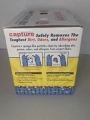 Capture Carpet Cleaning Kit 2.5 lb Advanced Formula Removes Dirt Odors Allergens