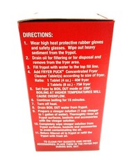 Fryer Puck 401304001 4oz Deep Fryer Cleaner Tablets 5 Tabs/Box (6 Boxes)