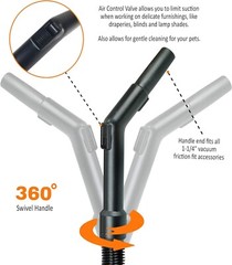 ORECK Flexible Hose Swivel Handle XL Buster B Canister Vacuum Fits all Models 5′