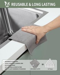 MR.SIGA Microfiber Cleaning Cloth, All-Purpose Microfiber Towels, Streak Free…