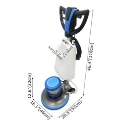 1100W 175RPM Low Noise Floor Cleaning, Polishing & Waxing Machine 110V