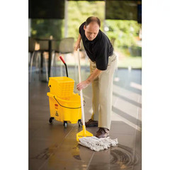 Wavebrake 35 Qt. Plastic Mop Bucket with Wringer