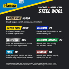 Medium Grade #1 Steel Wool (12-Pad)