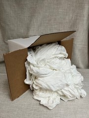 Cottonall Lint Free Techno Large Cut Wiping Cloths 50lb Box Lint Free Rags