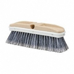 PRO-SOURCE 10″ OAL, Vehicle Wash Brush Gray Plastic Bristles