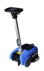 11″ 180 Deg Rotation Brush Walk Behind Floor Scrubber w/24V 12Ah Battry Powered