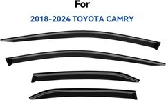 Window Visors Rain Guards for 2018-2024 Toyota Camry, Out-Channel Window Vent