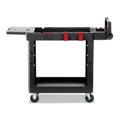 Rubbermaid Commercial 1997206 Heavy Duty Adaptable Utility Cart – S, Black New