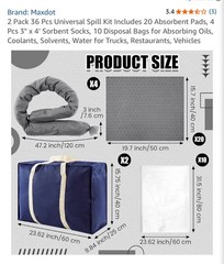 spill cleanup kit solvent oil antifreeze restaurNt garage