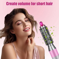 Small Round Volumizing Brush for Dyson, Airwrap Attachment Small, Rose