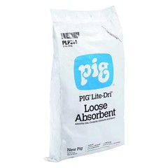 Pig Granular Sorbent, 8 gal Absorbed per Package, 22 lb Bag, Cellulose, Not