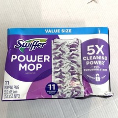 Swiffer PowerMop Multi-Surface Mopping Pad White Purple 11 Pack (12868)