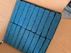 Blue Sorbent Scrub Pads 5.25 x 10.5 in, 18 Pack Model P0511BLU