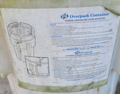 PIG 65 Gallon Spill Kit & Overpack Container w/Extra Container