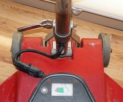 DAYTON “Floor Machine” 21 in Burnisher Polisher 1500 RPM 1.5 hp 15 amp No 3z985c