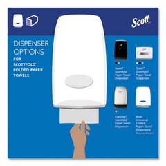 Scott 01960 7.8 in. x 12.4 in. 1-Ply Pro Scottfold Towels – WT (25 PK/CT) New