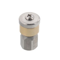 Erie Tools Rotating 1/8″ Sewer Jetter Nozzle for Drain Cleaning 2.0 Orifice