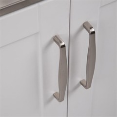 Bowery Hill Contemporary 28″ Laundry Sink Cabinet in White Finish
