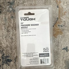 Hyper Tough 25° Pressure Washer Nozzle Tip 1/4 in Quick Connect 3300 PSI