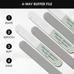 Deborah Lippmann Nail File – Buffer with 1 Count (Pack of 1), Multicolor