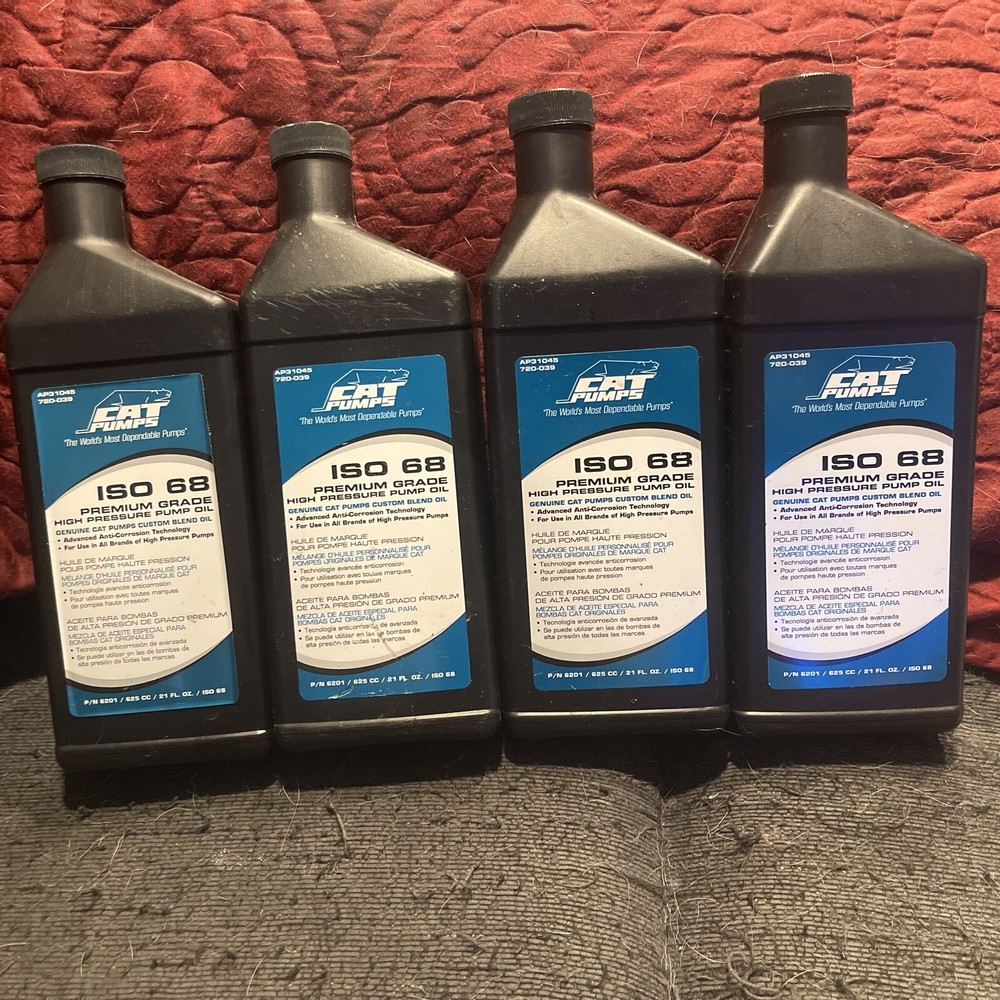Lot Of 4 Cat Pumps Pressure Washer Pump Oil High Grade Lubrication 21 oz.